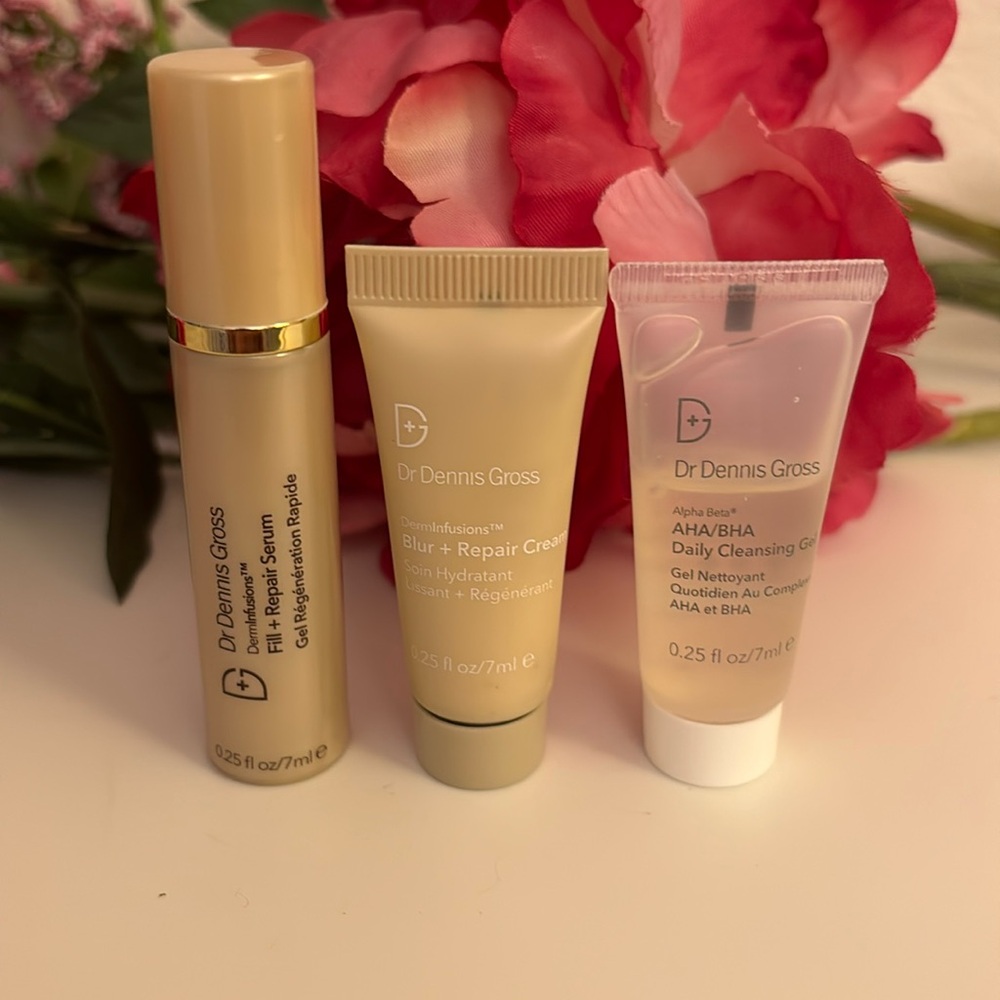 Dr. Dennis Gross DermInfusions™ Fill + Repair Serum, Blur & Repair Cream, Gel